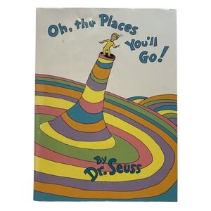 Oh, the Places You'll Go! by Dr. Seuss Hardcover Children's‎ Book Collectible